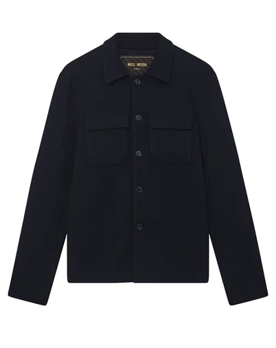 Mos Mosh Gallery - MMGAustin Knit Overshirt - Navy